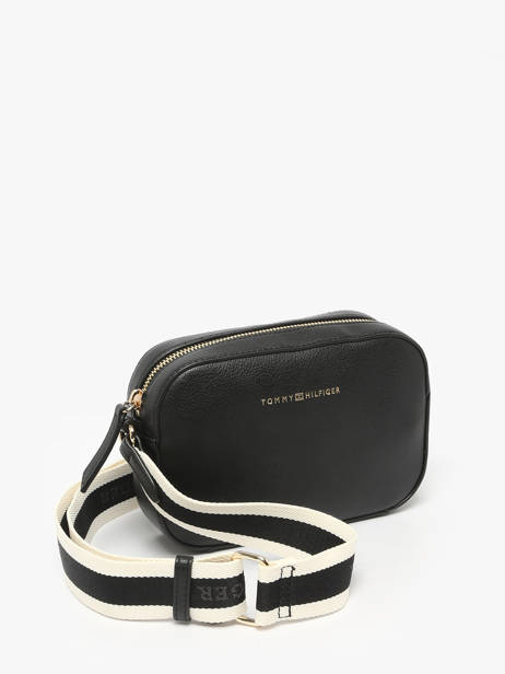 Cross Body Tas Th Logotape Polyurethaan Tommy hilfiger Zwart th logotape AW17450 ander zicht 1