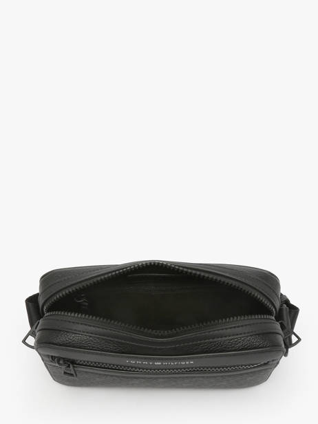 Cross Body Tas Monogram Tommy hilfiger Zwart monogram AM13837 ander zicht 2