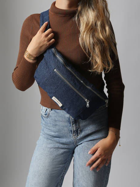 Belt Bag Orsel Gerecycleerd Katoen Rivedroite Blauw timeless ORSELTIM ander zicht 1