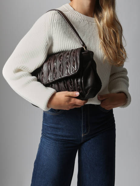 Schoudertas Heritage Leder Biba Bruin heritage MEE1L ander zicht 1