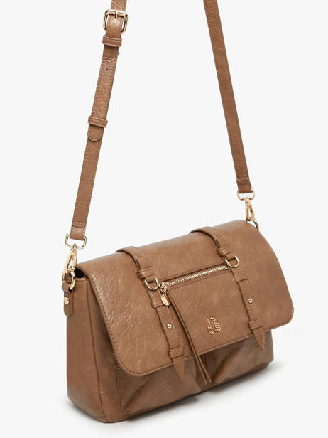 Cross Body Tas Bride Lulu castagnette Bruin bride ZAYANN ander zicht 2