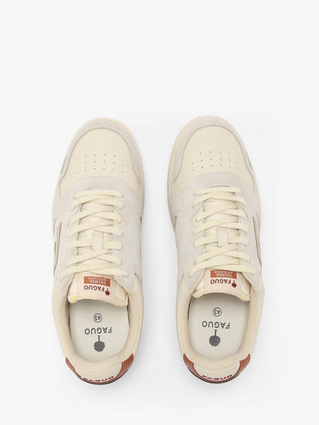 Sneakers Uit Leder Faguo Beige men 25CG3206 ander zicht 3