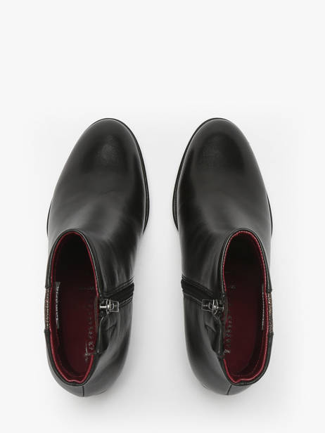 Enkellaarsjes Met Hak Uit Leder Tamaris Zwart women 45 ander zicht 4