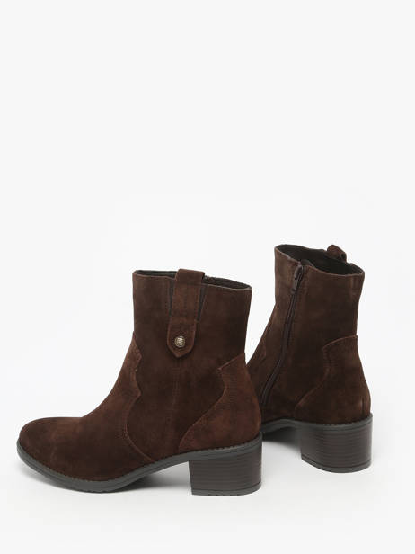 Enkellaarsjes Met Hak Uit Leder Tt. bagatt Bruin women 14006100 ander zicht 3