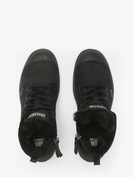 Enkellaarsjes Pampa Hi Zip Wl Uit Leder Palladium Zwart women 95982010 ander zicht 4