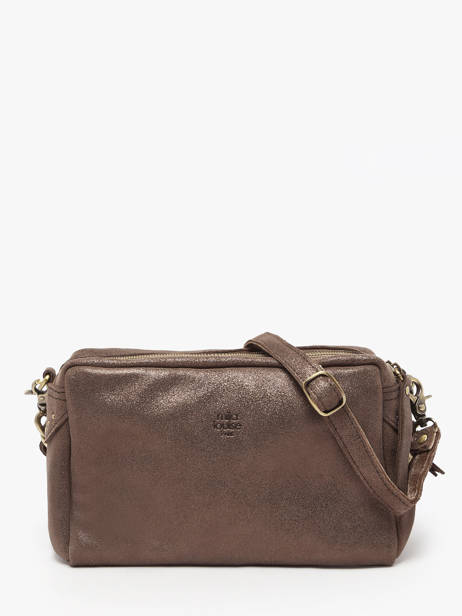 Cross Body Tas Vintage Leder Mila louise Bruin vintage 23673X ander zicht 4
