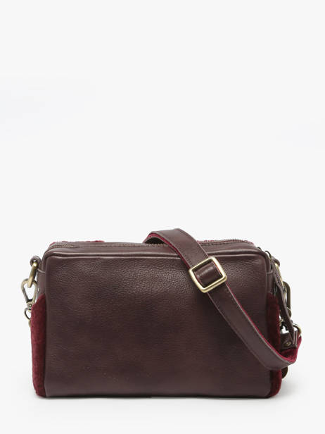 Cross Body Tas Vintage Leder Mila louise Bruin vintage 23673FUC ander zicht 4