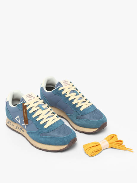 Boots Uit Leder Sun68 Blauw men Z4510580 ander zicht 1