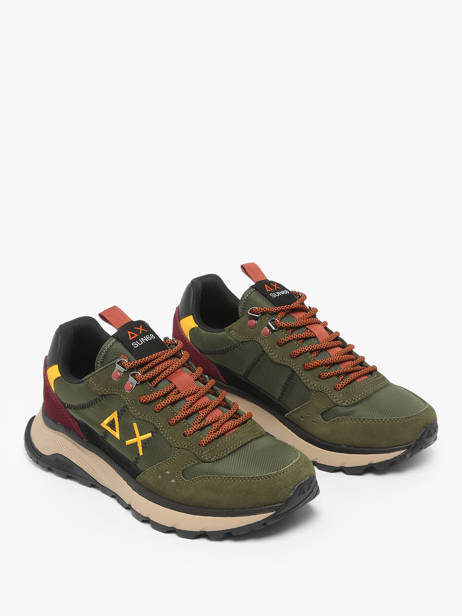 Boots Uit Leder Sun68 Groen men Z4513074 ander zicht 1