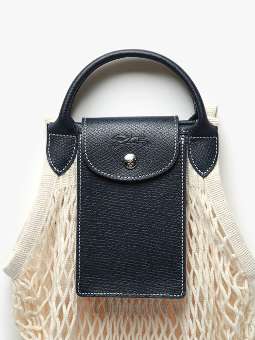 Longchamp Le pliage filet poche Schoudertas Blauw