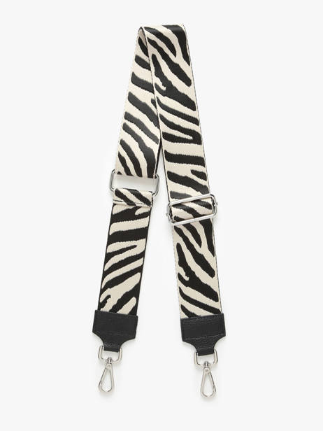 Schouderriem Zebra Milano Beige caviar CA25ZBAB