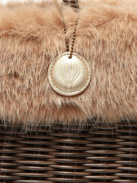 Handtas Doudou Le voyage en panier Bruin doudou M ander zicht 3