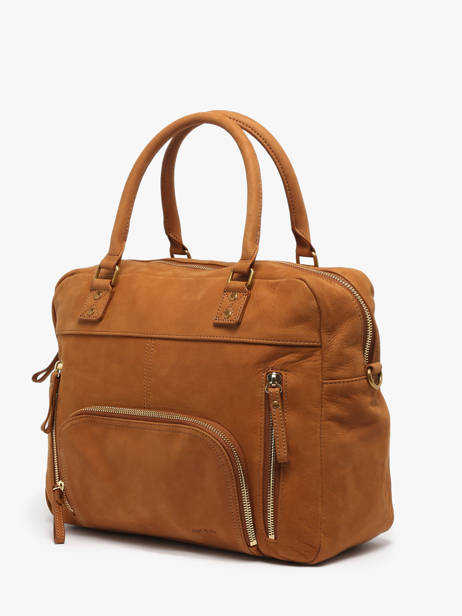 Handtas Vintage Leder Nat et nin Bruin vintage MACY ander zicht 2