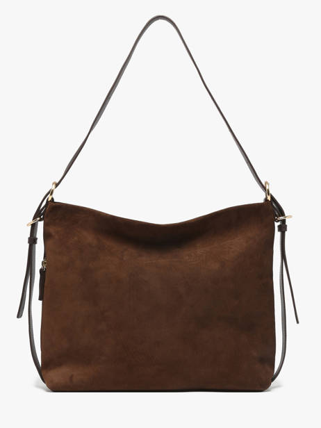 Schoudertas Moreen Suède Leder Nat et nin Bruin vintage MOREEN ander zicht 4