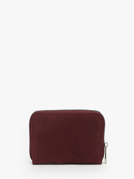 Portemonnee Velvet Miniprix Rood velvet F8809 ander zicht 2