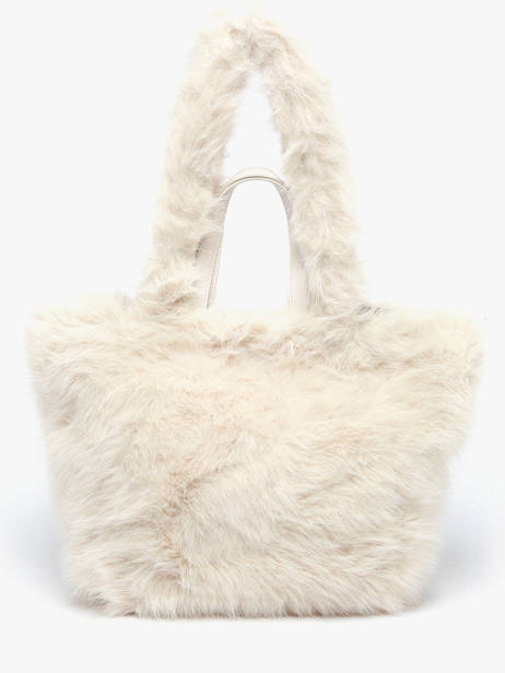 Handtas /schoudertas Fur Bont Miniprix Beige fur A471