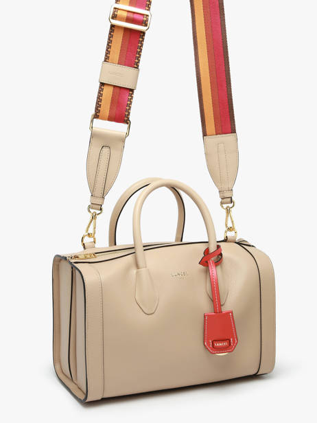 Bowlingtas M Bcbg Leder Lancel Beige bcbg A13690 ander zicht 2