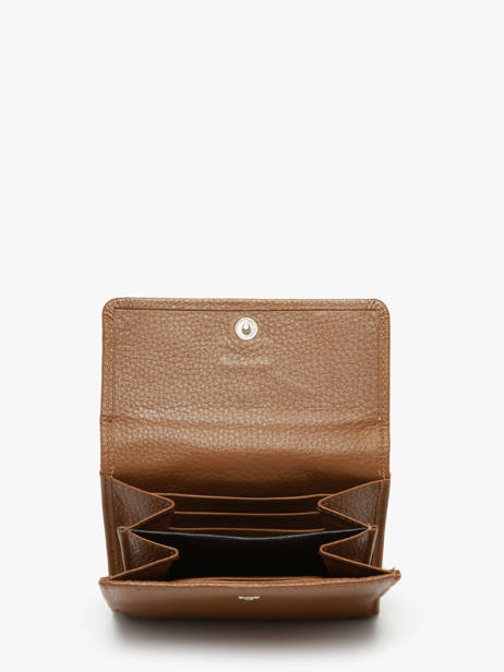 Portemonnee Caviar Leder Crinkles Bruin caviar 14068 ander zicht 3