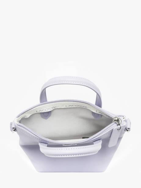 Cross Body Tas L.12.12 Concept Lacoste Violet l.12.12 concept NF2609PK ander zicht 2