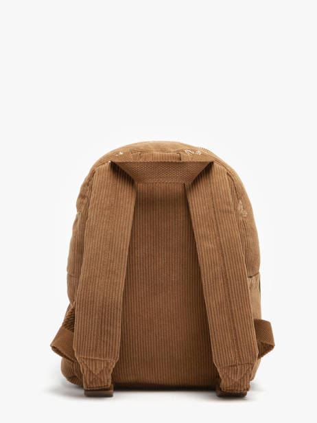 Rugzak 1 Compartiment Roxy Bruin back to school RJBP4935 ander zicht 4