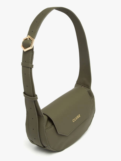 Schoudertas City Cluse Groen city CX042 ander zicht 2