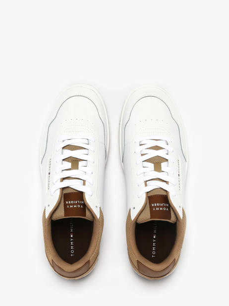 Sneakers Uit Leder Tommy hilfiger Bruin men 5714AEI ander zicht 3