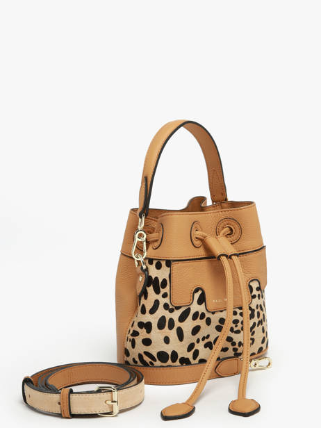 Cross Body Tas Capucine Xs Luipaard Leder Paul marius Beige leopard CAPUXLEO ander zicht 2