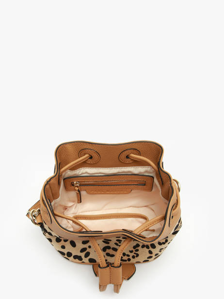 Cross Body Tas Capucine Xs Luipaard Leder Paul marius Beige leopard CAPUXLEO ander zicht 3