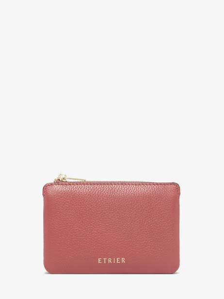 Portemonnee Tradition Leder Etrier Roze tradition ETRA421S