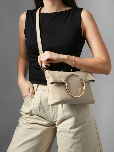 Cross Body Tas Tradition Leder Etrier Beige tradition ETRA189M ander zicht 1