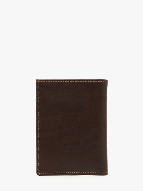 Portefeuille Met Kaarthouder Oil Leder Etrier Bruin oil EOIL5016 ander zicht 3