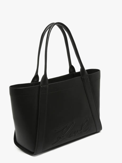 Schoudertas K/ville Leder Karl lagerfeld Zwart k ville B1W30066 ander zicht 2