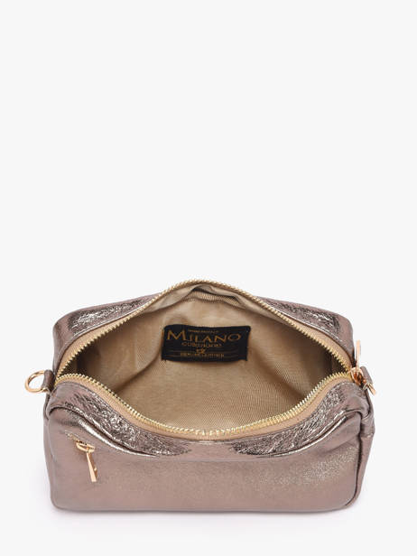 Cross Body Tas Nine Leder Milano Bruin nine NI25115 ander zicht 3