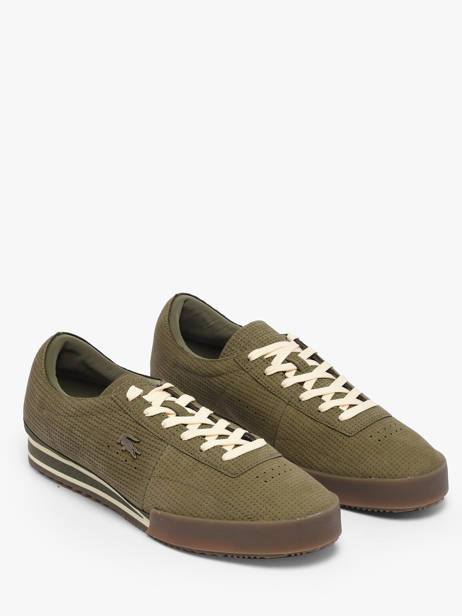 Sneakers Uit Leder Lacoste Groen men 1SMA0067 ander zicht 2