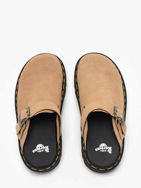 Slippers Met Platformzool Zebzag Uit Leder Dr martens Beige women 31737439 ander zicht 3