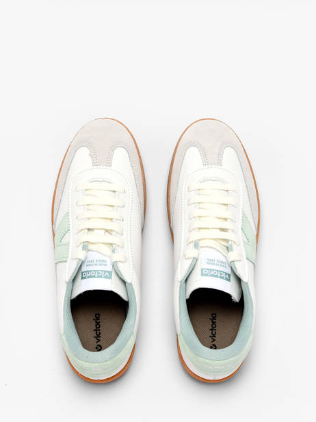 Sneakers Uit Leder Victoria Wit women 1126206 ander zicht 3