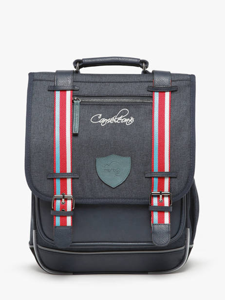 Rugzak 2 Compartimenten Cameleon Blauw vintage urban PBVBSD39