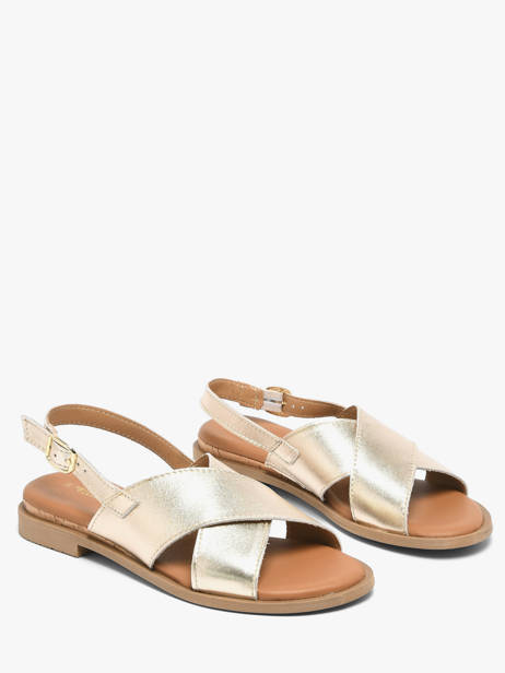 Sandalen Uit Leder Tamaris Goud women 44 ander zicht 1