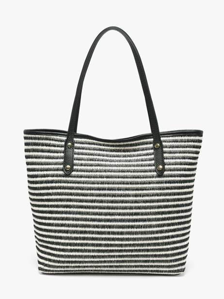 Schoudertas Raphia Milano Zwart raphia RA260201 ander zicht 3