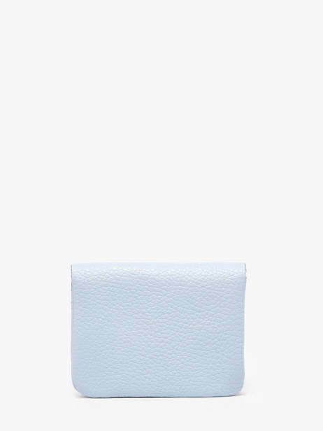 Portemonnee Caviar Leder Milano Blauw caviar CA23092 ander zicht 2