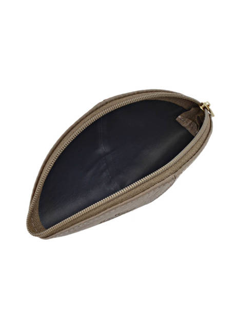 Portemonnee Leder Yves renard Grijs foulonne 29367 ander zicht 1