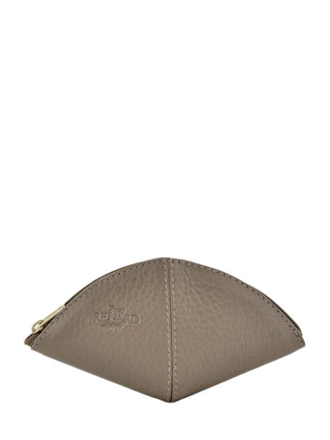 Portemonnee Leder Yves renard Grijs foulonne 29367