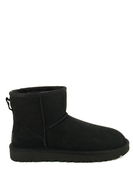 Classic Mini Ii Laarzen Uit Leder Ugg Zwart women 1016222 ander zicht 2