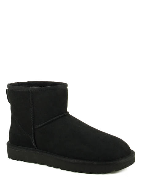 Classic Mini Ii Laarzen Uit Leder Ugg Zwart women 1016222 ander zicht 1