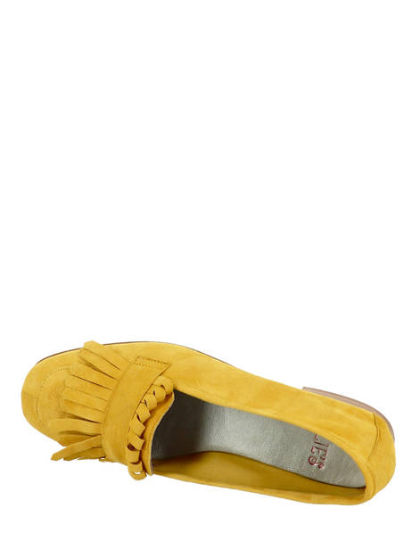 Mocassins Evita Folie's Geel women EVITA ander zicht 4