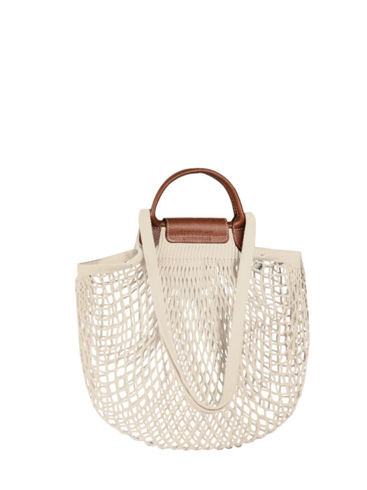Longchamp Le pliage filet Schoudertas Wit