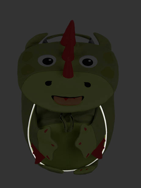 Mini Rugzak Affenzahn Groen small friends AFZ-FAS2 ander zicht 5