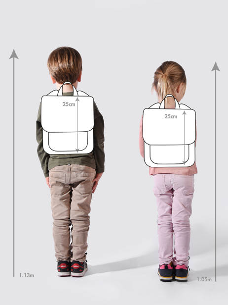 Mini Rugzak Affenzahn Groen small friends AFZ-FAS2 ander zicht 1