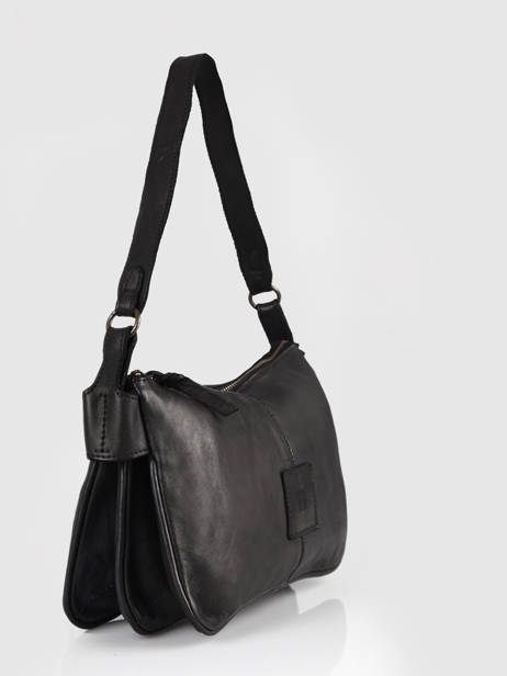 Cross Body Tas Heritage Leder Biba Zwart heritage BT18 ander zicht 2