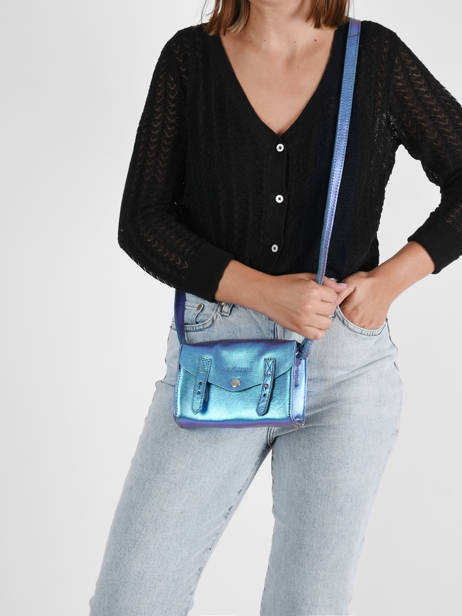 Cross Body Tas Mini Indispensable Scarabee Leder Paul marius Veelkleurig scarabee MINISCA ander zicht 5
